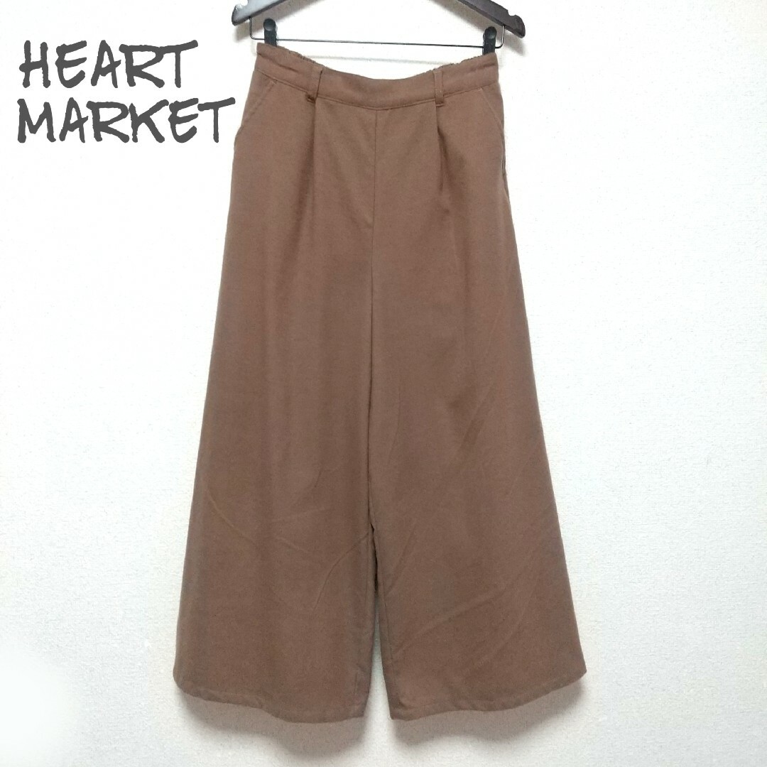 Heart Market(ハートマーケット)のHeart Market  ワイドパンツ ブラウン レディースのパンツ(カジュアルパンツ)の商品写真