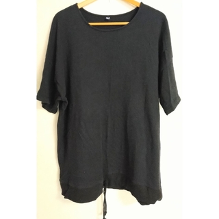 ヨル(YUL)のyul　Tシャツ　チャイハネ　ユニセックス　黒(Tシャツ/カットソー(半袖/袖なし))