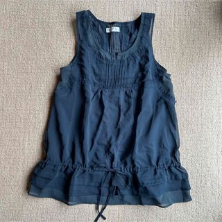 ザラ(ZARA)のZARA ザラ　インナー付きシフォンタンクトップ　M(チュニック)