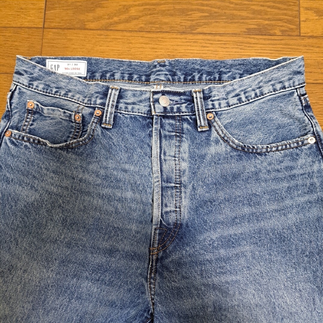 GAP(ギャップ)の【早い者勝ち】GAP ルーズフィット デニムパンツ W31L30 メンズのパンツ(デニム/ジーンズ)の商品写真