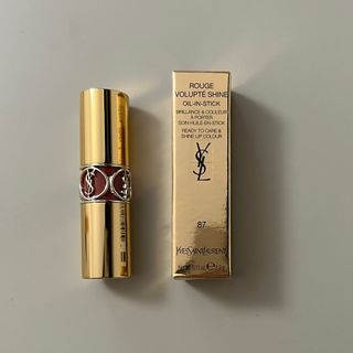 イヴサンローラン(Yves Saint Laurent)のYSL 口紅 ルージュ ヴォリュプテ シャイン No.87(口紅)