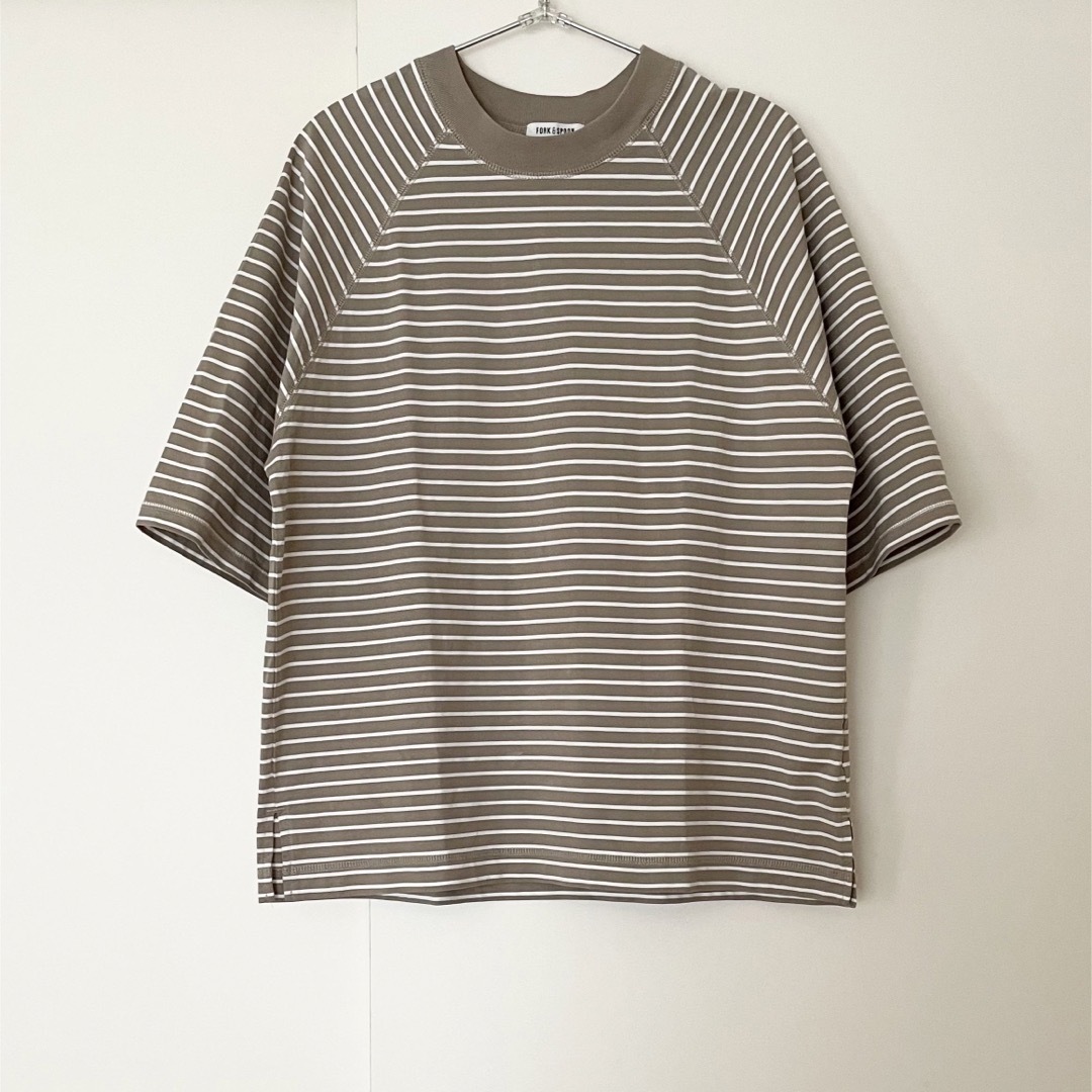 URBAN RESEARCH DOORS(アーバンリサーチドアーズ)のアーバンリサーチドアーズ　ボーダー5分袖Tシャツ メンズのトップス(Tシャツ/カットソー(半袖/袖なし))の商品写真