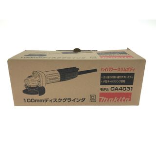 マキタ(Makita)の▼▼MAKITA マキタ ディスクグラインダー 100mm GA4031 グリーン(その他)