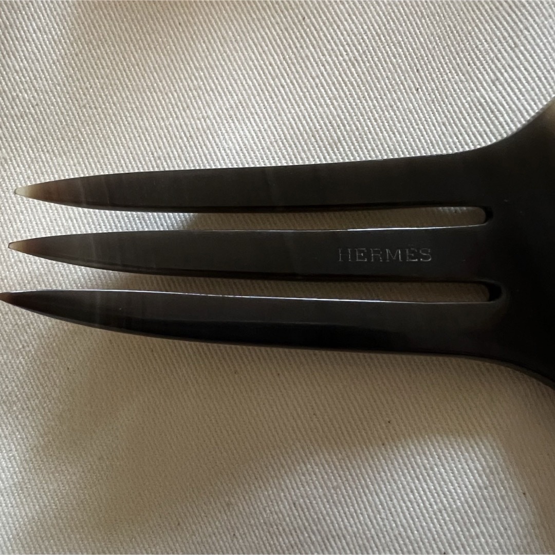 Hermes(エルメス)のほぼ未使用♡エルメス　バッファローホーン　かんざし　髪留め ヘアアクセサリー レディースのヘアアクセサリー(その他)の商品写真