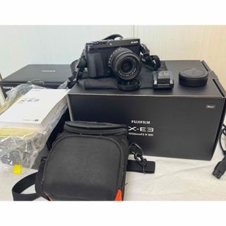 極美品 アクセ多数 FUJIFILM X-E3 XF23MMF2 レンズキット(ミラーレス一眼)