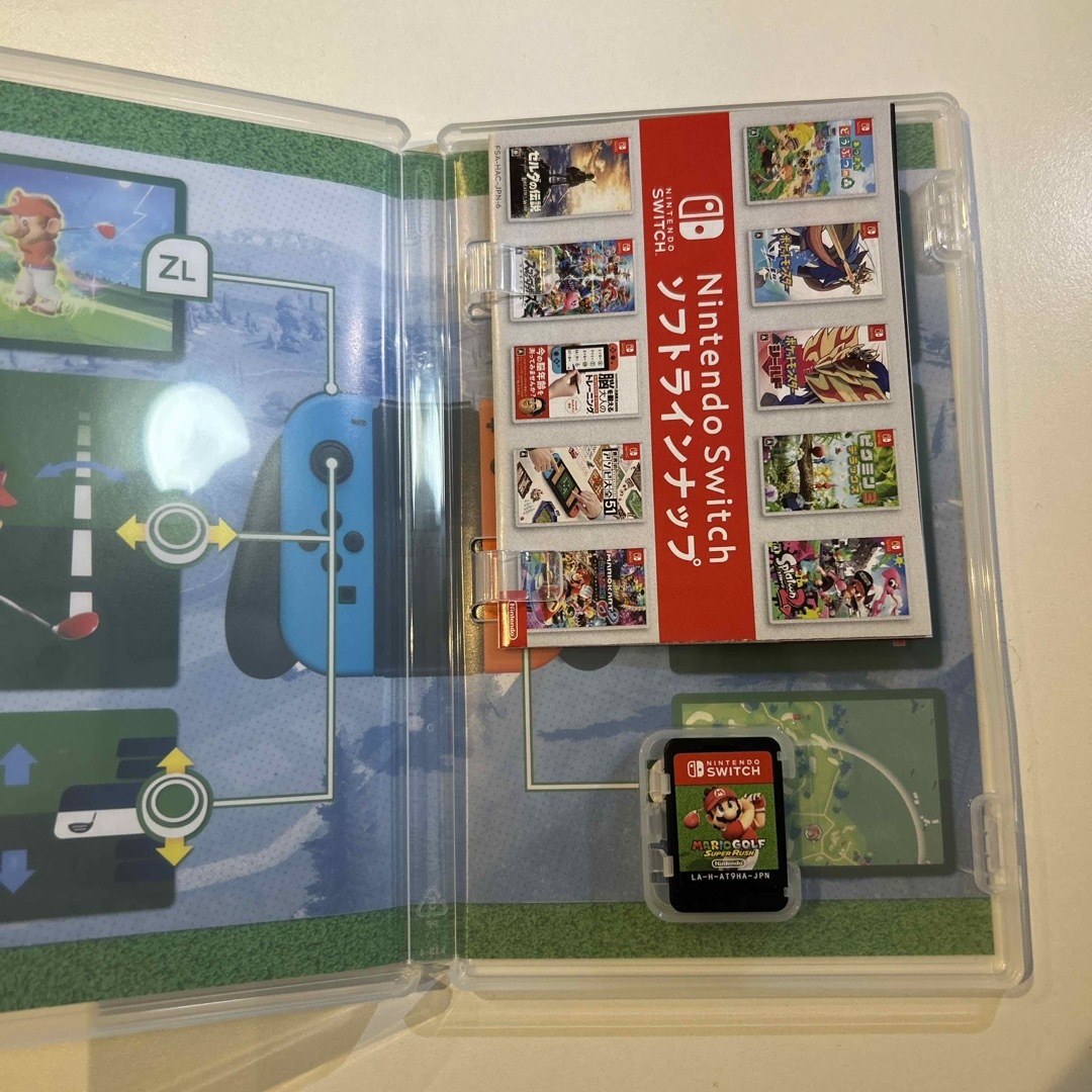 任天堂(ニンテンドウ)のマリオゴルフ　スーパーラッシュ　Switch エンタメ/ホビーのゲームソフト/ゲーム機本体(家庭用ゲームソフト)の商品写真
