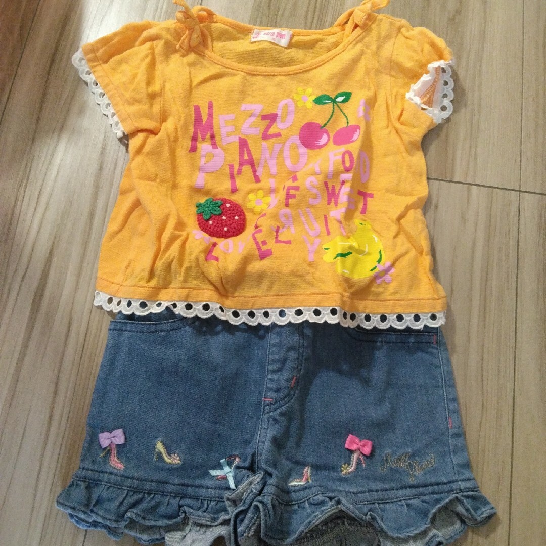 mezzo piano(メゾピアノ)のメゾピアノ　セット キッズ/ベビー/マタニティのキッズ服女の子用(90cm~)(Tシャツ/カットソー)の商品写真