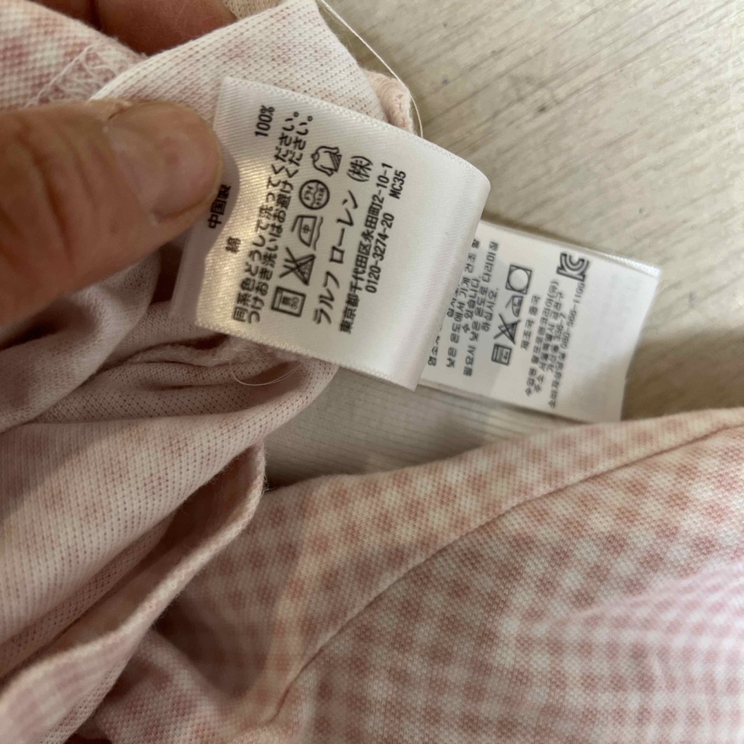 POLO RALPH LAUREN(ポロラルフローレン)の新品購入　ラルフローレン　ポロシャツ　ピンク女の子　120 キッズ/ベビー/マタニティのキッズ服女の子用(90cm~)(Tシャツ/カットソー)の商品写真