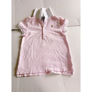 ポロラルフローレン(POLO RALPH LAUREN)の新品購入　ラルフローレン　ポロシャツ　ピンク女の子　120(Tシャツ/カットソー)