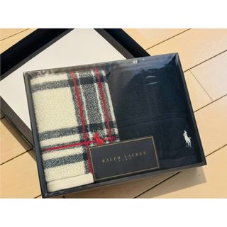 ポロラルフローレン(POLO RALPH LAUREN)の◇ラルフ ローレン✴︎タオル2枚セット◇トールマッジ＆ラージ(タオル/バス用品)