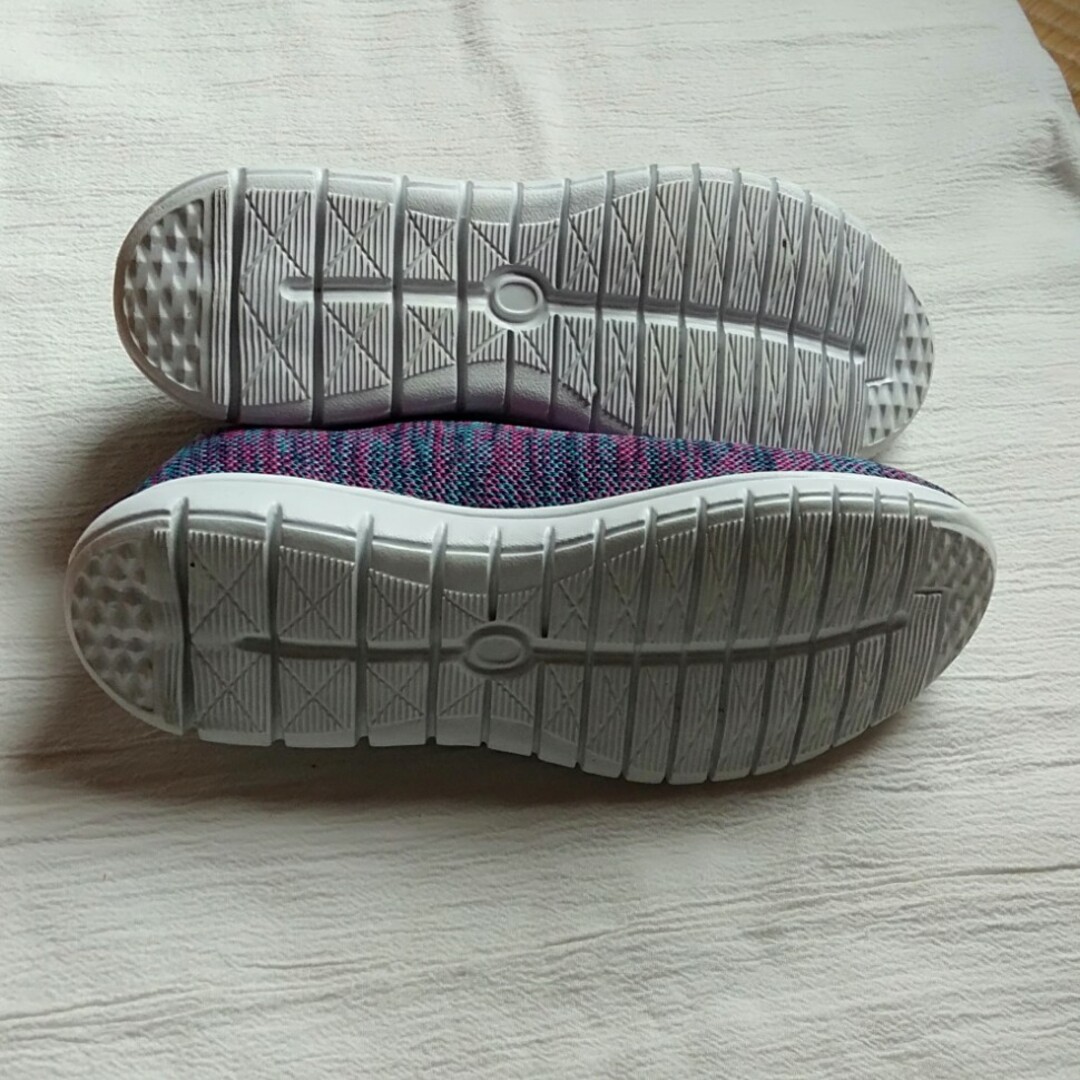 スニーカー　紫　サイズＬＬ レディースの靴/シューズ(スニーカー)の商品写真