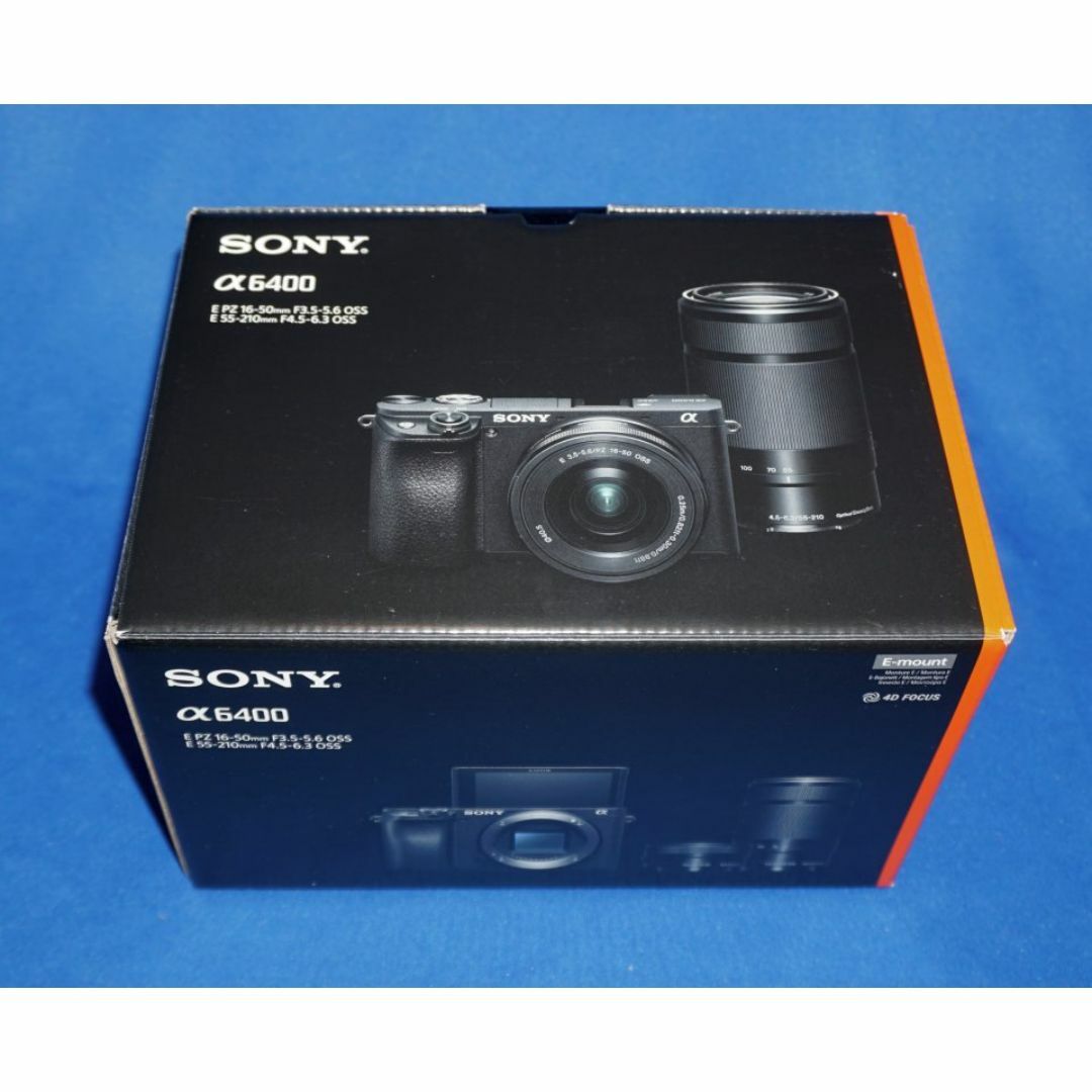 SONY(ソニー)の未使用・新品 SONY ILCE-6400 α6400 ボディ 黒 スマホ/家電/カメラのカメラ(ミラーレス一眼)の商品写真