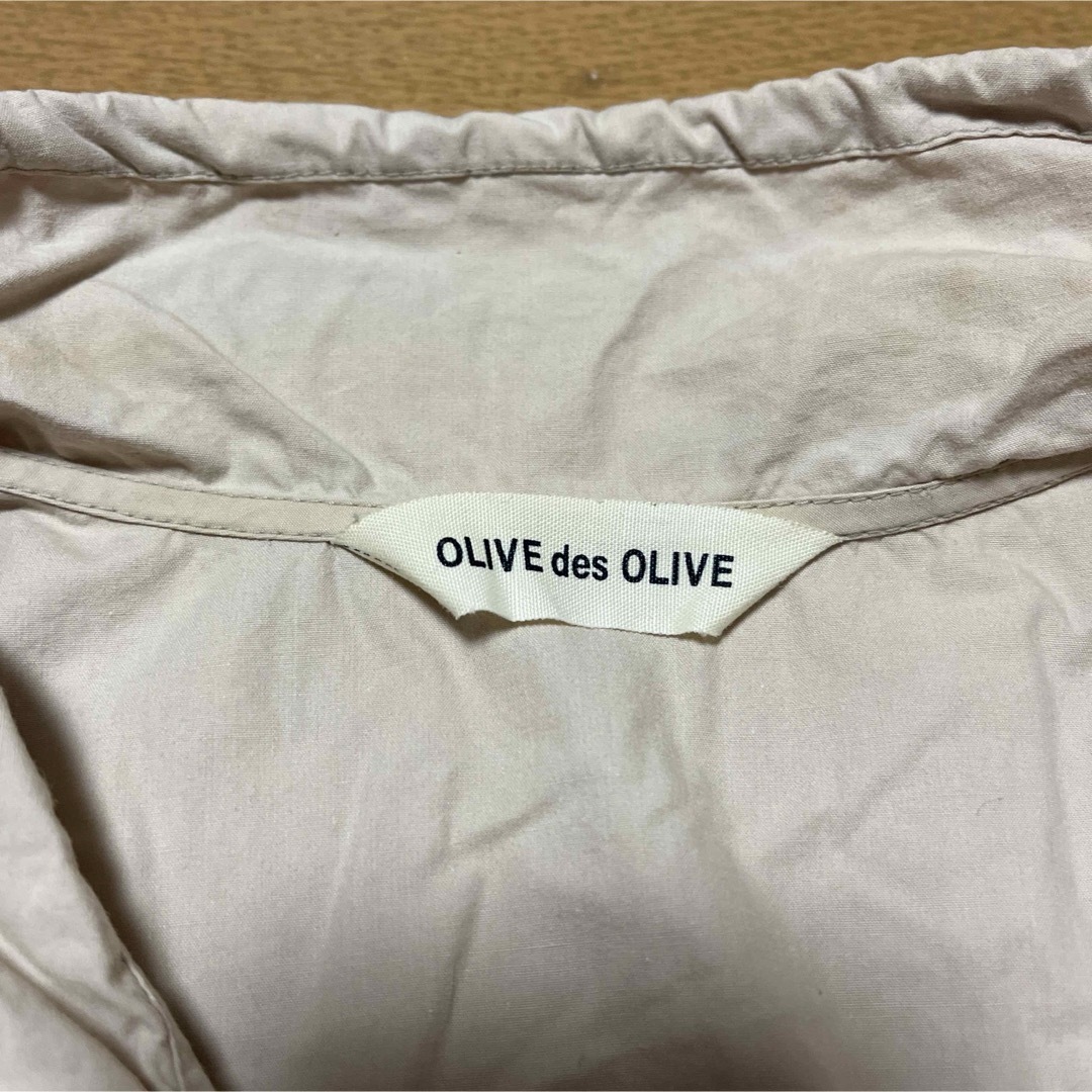OLIVEdesOLIVE(オリーブデオリーブ)のOlive des Olive 半袖フルジップシャツ レディースのトップス(シャツ/ブラウス(半袖/袖なし))の商品写真