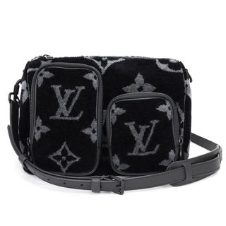 ルイヴィトン(LOUIS VUITTON)のルイ ヴィトン ヴァージル アブロー キーポル バンドリエール 25 ショルダーバッグ 斜め掛け モノグラムエクリプス タフタージュ カーフスキン レザー ブラック 黒 ブラック金具 M45438 LOUIS VUITTON（未使用　展示品）(ショルダーバッグ)