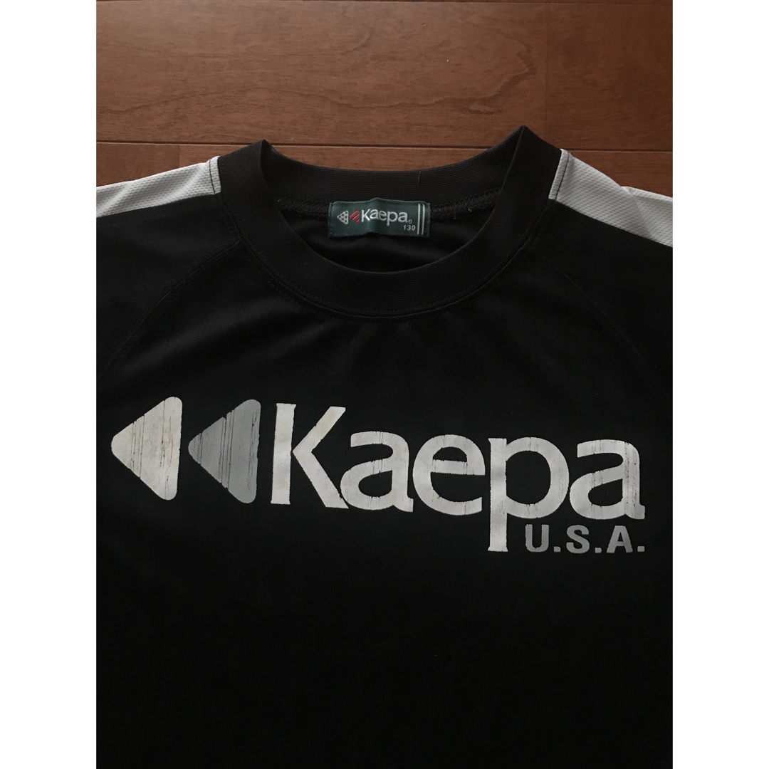 Kaepa(ケイパ)のKaepa  ケイパ　Tシャツ　130㎝　ブラック キッズ/ベビー/マタニティのキッズ服男の子用(90cm~)(Tシャツ/カットソー)の商品写真