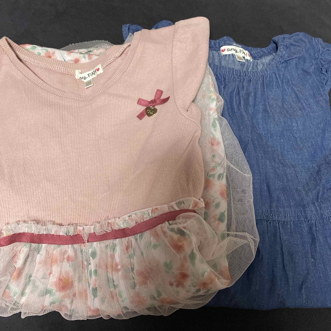 anyFAM(エニィファム)のワンピース2枚セット　 キッズ/ベビー/マタニティのキッズ服女の子用(90cm~)(ワンピース)の商品写真