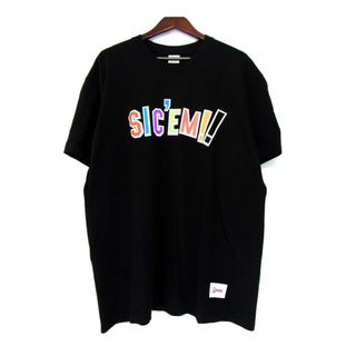 シュプリーム(Supreme)のシュプリーム Supreme × ダブルタップス WTAPS ■ 【 Sic'em! Tee Black 】 ロゴ プリント シリエム 半袖 Tシャツ n5613(Tシャツ/カットソー(半袖/袖なし))