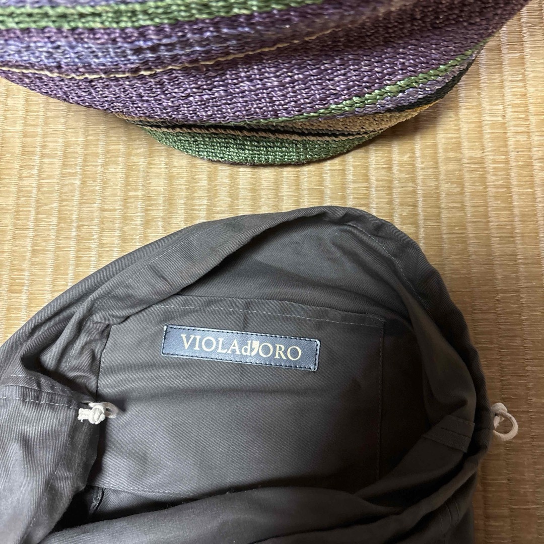 VIOLAd'ORO(ヴィオラドーロ)のVIOLA d'ORO ヴィオラ ドーロ　かごバック レディースのバッグ(かごバッグ/ストローバッグ)の商品写真