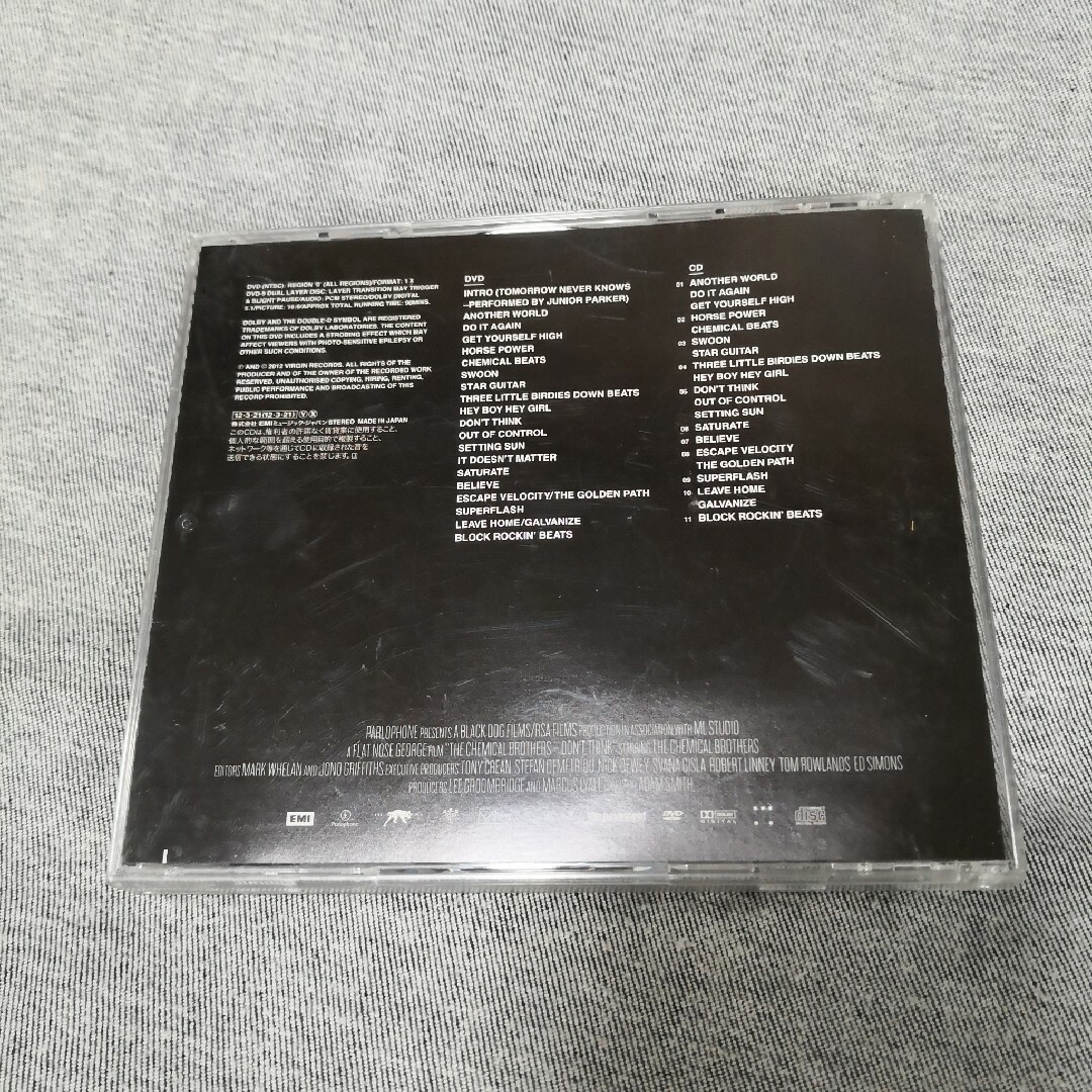 Chemical Brothers DON'T THINK DVD付 エンタメ/ホビーのCD(ポップス/ロック(洋楽))の商品写真