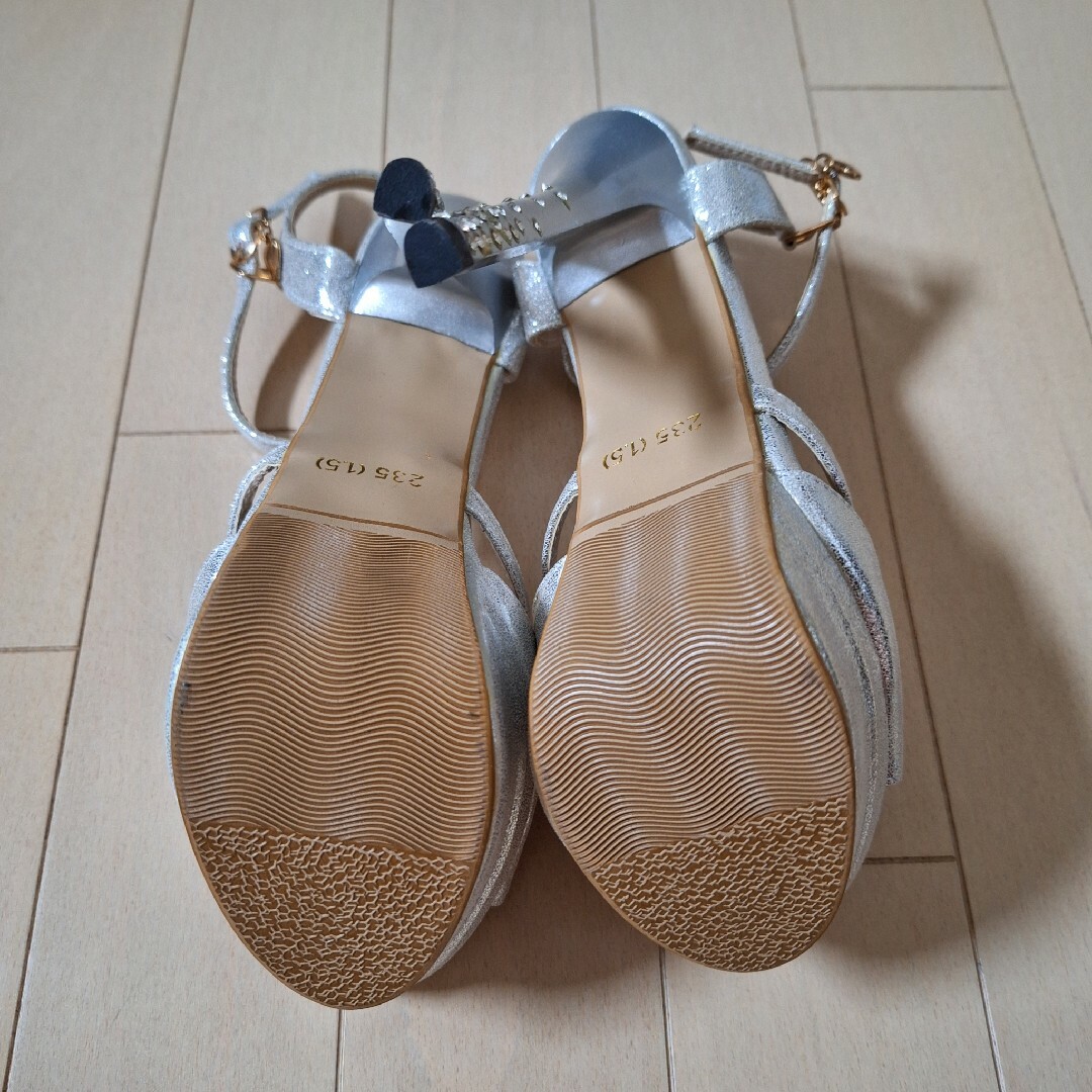 キラキラサンダル  22.5cm レディースの靴/シューズ(サンダル)の商品写真
