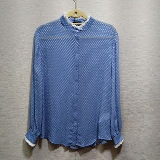 シスレー(Sisley)のSISLEY　シースルーブラウス　BENETTON(シャツ/ブラウス(長袖/七分))