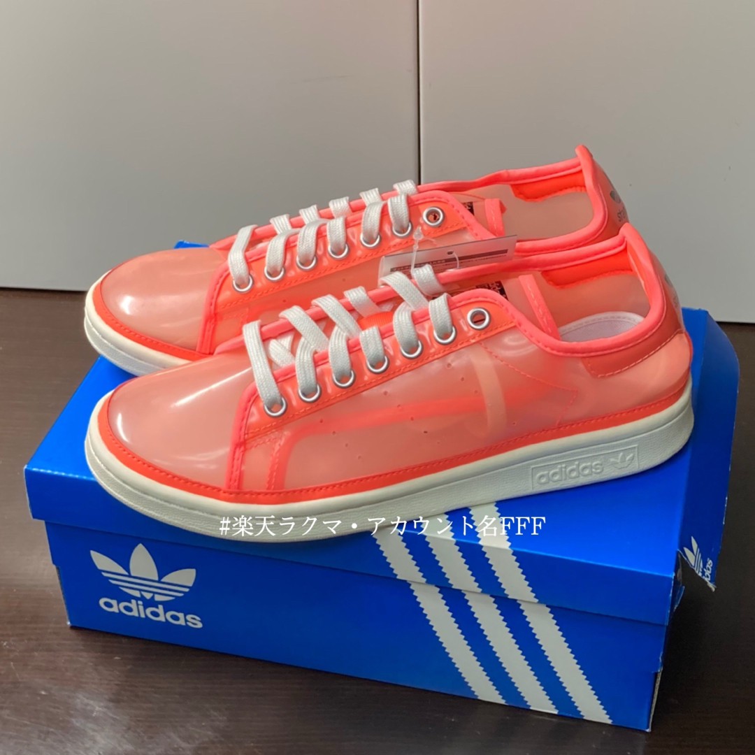 STANSMITH（adidas）(スタンスミス)の25cm【新品】adidas｜スタンスミスW｜ピンク｜シースルー(クリア) レディースの靴/シューズ(スニーカー)の商品写真