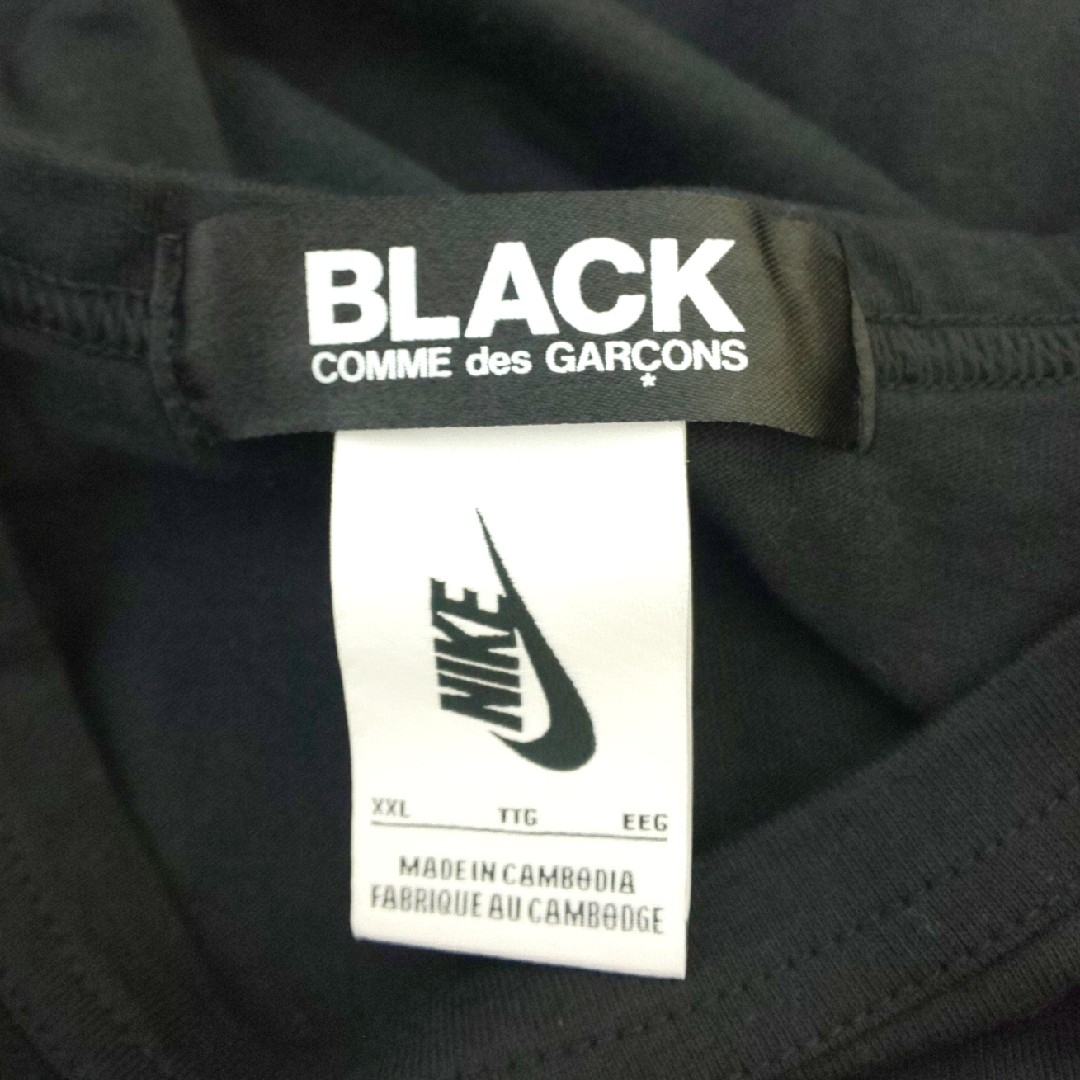 BLACK COMME des GARCONS(ブラックコムデギャルソン)のBLACK COMME des GARCONS × NIKE コラボ Tシャツ メンズのトップス(Tシャツ/カットソー(半袖/袖なし))の商品写真