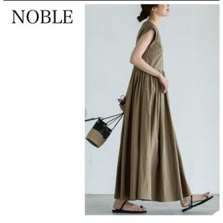 Noble - 美品　Noble コットンタイプライターワンピース