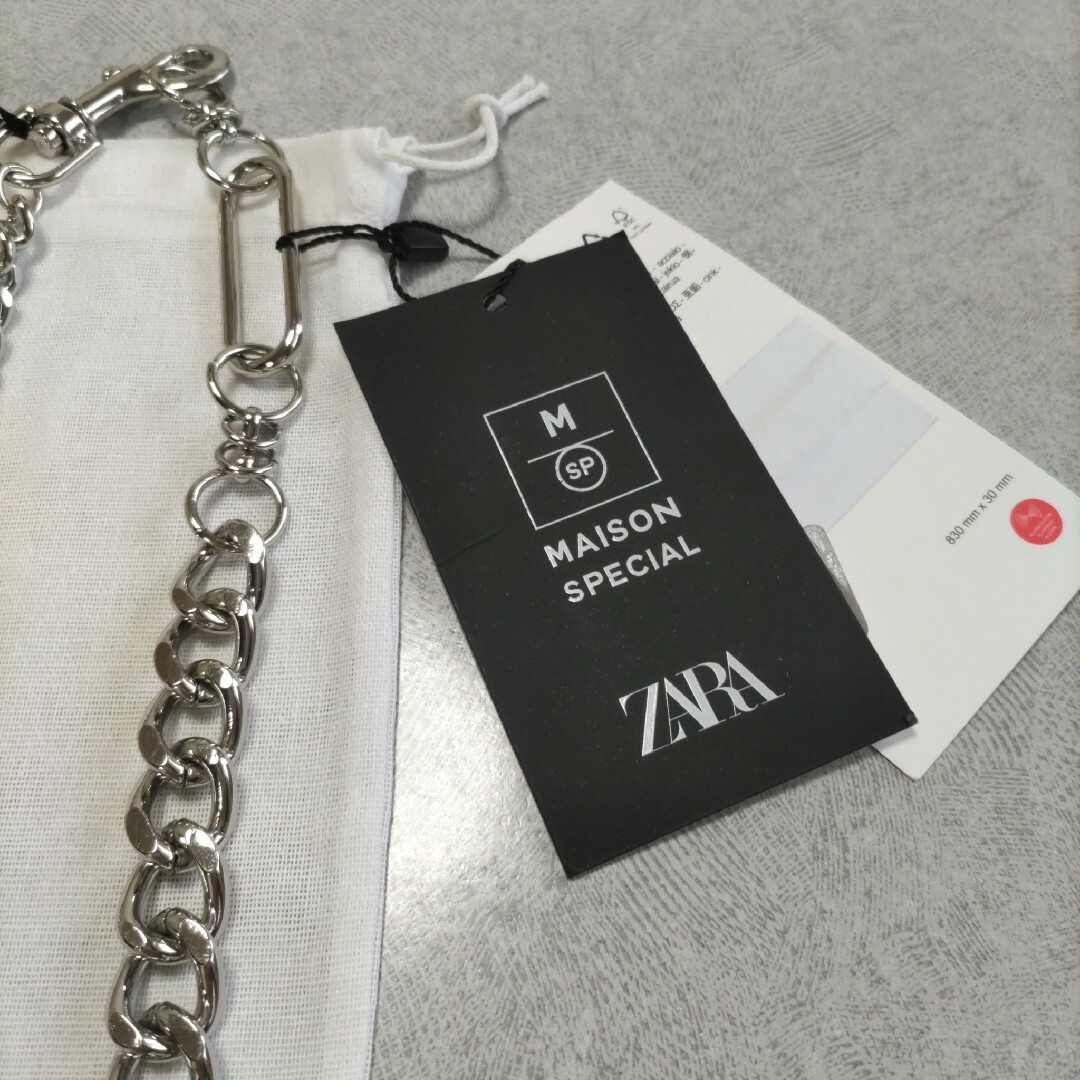 ZARA(ザラ)の新品 ZARA ザラ レディース ベルト チェーンベルト MAISON 85 レディースのファッション小物(ベルト)の商品写真