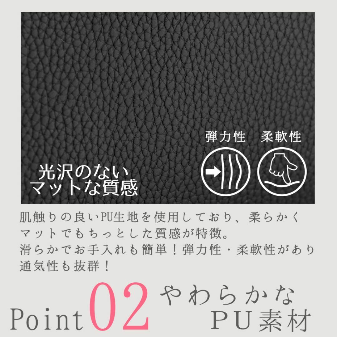 【新品】 2way ポンポン付き ハンドバッグ ショルダー PUレザー グレー レディースのバッグ(ショルダーバッグ)の商品写真
