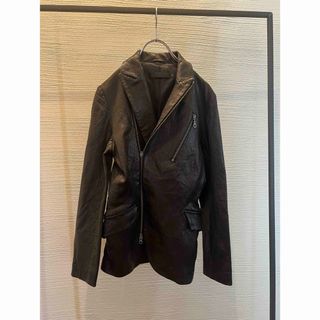 フーガ(FUGA)の00s archive FUGA gimmick leather jacket(レザージャケット)