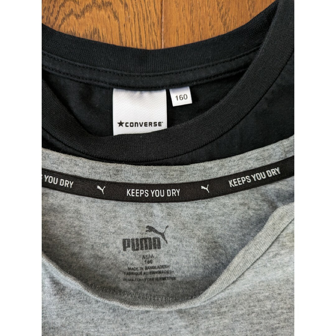 PUMA(プーマ)のTシャツ 160cm 2枚セット キッズ/ベビー/マタニティのキッズ服男の子用(90cm~)(Tシャツ/カットソー)の商品写真