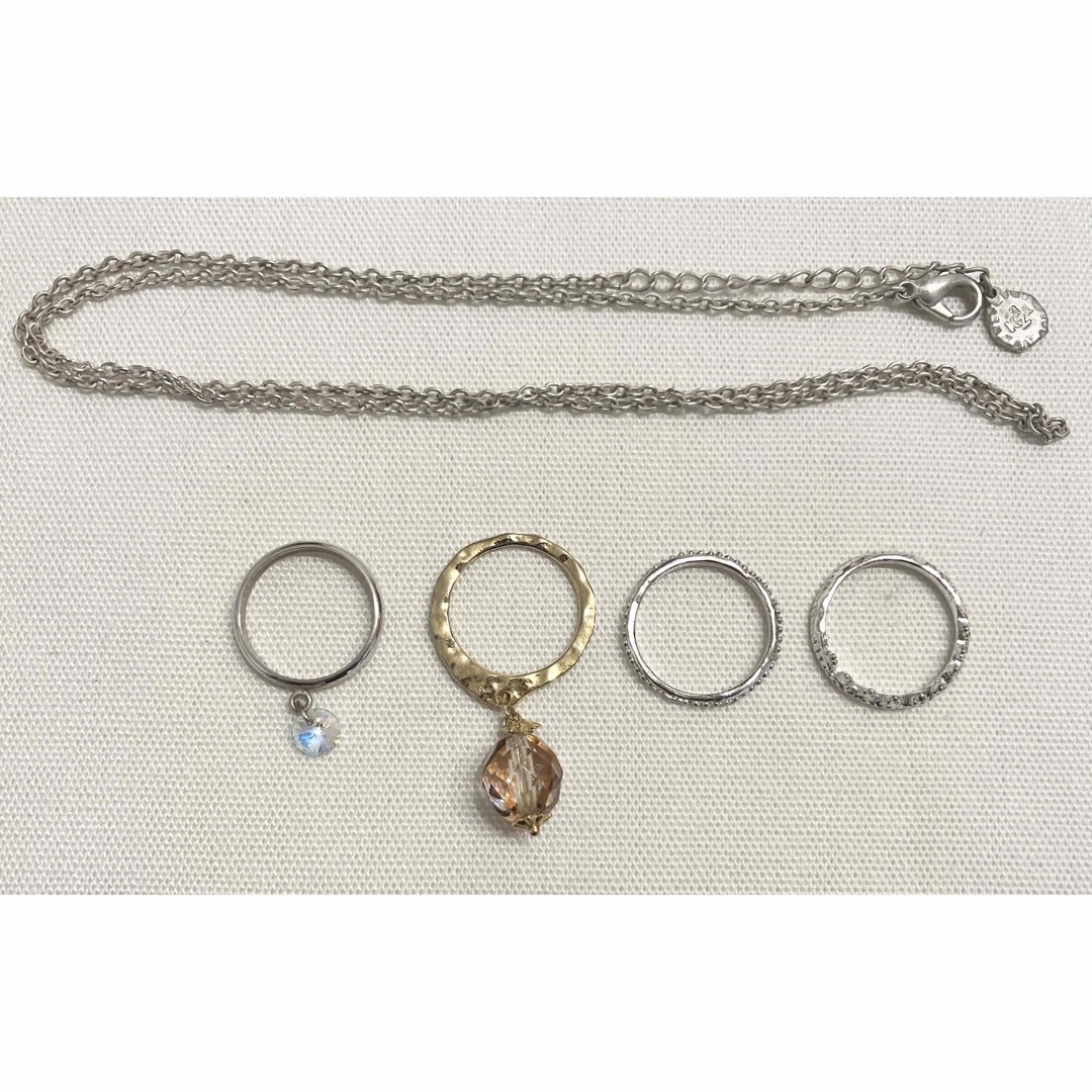 KAZA(カザ)のkazaアレンジメント　ネックレス　used レディースのアクセサリー(ネックレス)の商品写真