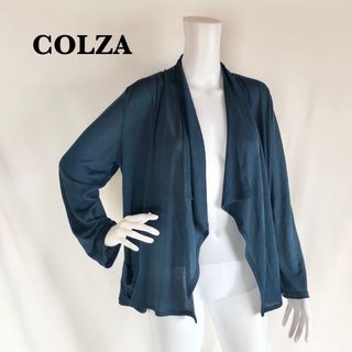 コルザ(COLZA)の【COLZA】ロールアップ袖　カシュクールボレロ　　　シアー(ボレロ)