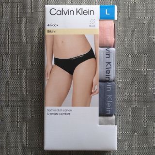 カルバンクライン(Calvin Klein)のCalvin Klein　ソフトストレッチコットンビキニショーツ(Ｌ)★４枚　②(ショーツ)