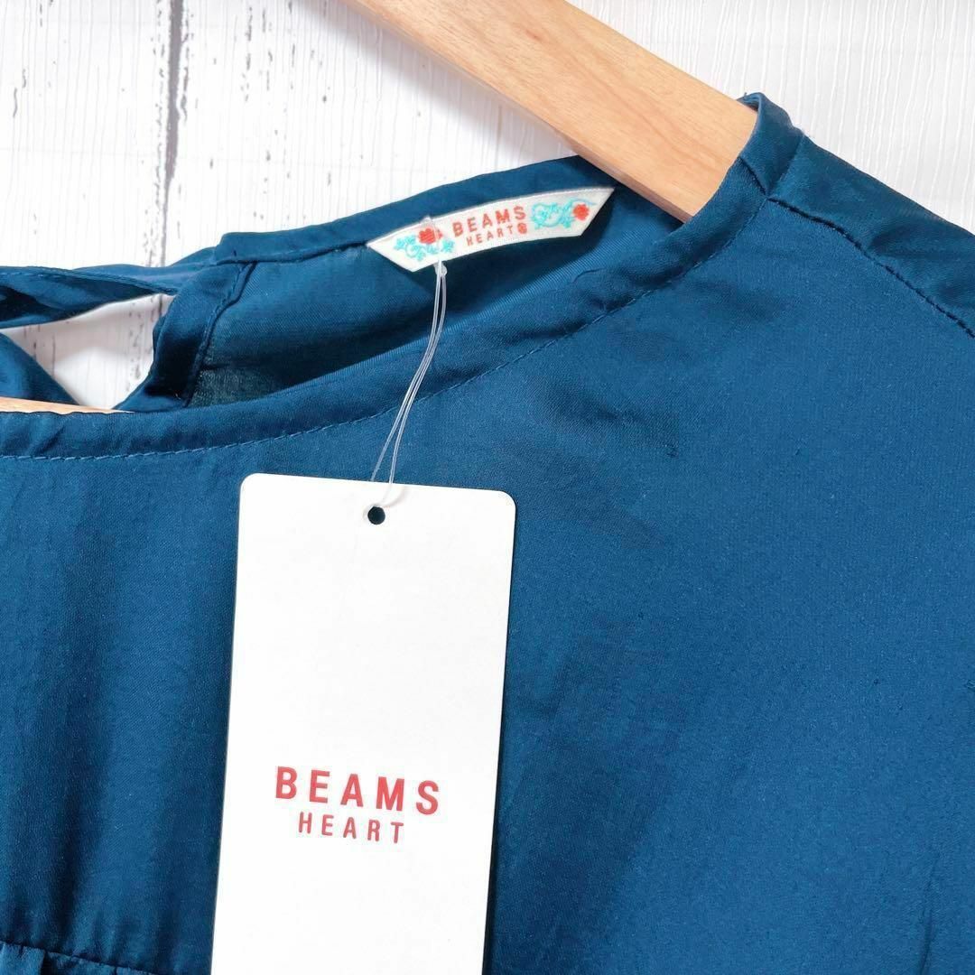 BEAMS(ビームス)の✨新品✨　BEAMS ビームス　長袖　刺繍　オシャレ　古着女子　ボリューム袖 レディースのトップス(シャツ/ブラウス(長袖/七分))の商品写真