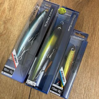 シマノ(SHIMANO)のシマノ　オシア　ペンシル160 ドリームチューン160 スキップジャック115(ルアー用品)