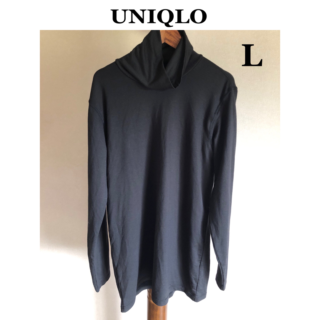 UNIQLO(ユニクロ)の匿名配送　UNIQLO  ユニクロ　メンズ　タートルネック　エクストラウォーム メンズのトップス(Tシャツ/カットソー(七分/長袖))の商品写真