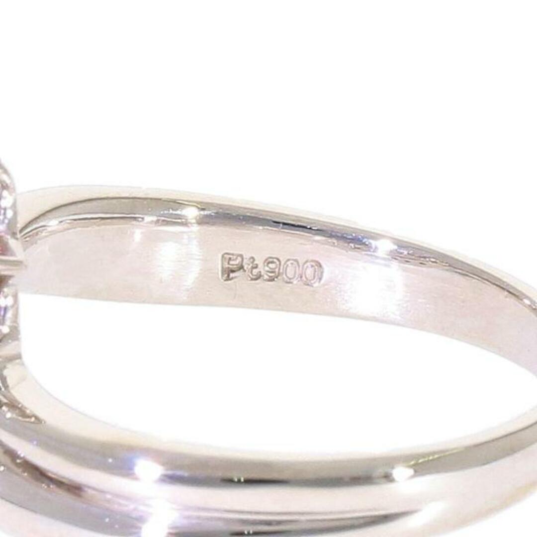 ◎Pt900ピンクダイヤリング0.055/0.25ct ソ/Aランク/59【中古】 レディースのアクセサリー(リング(指輪))の商品写真