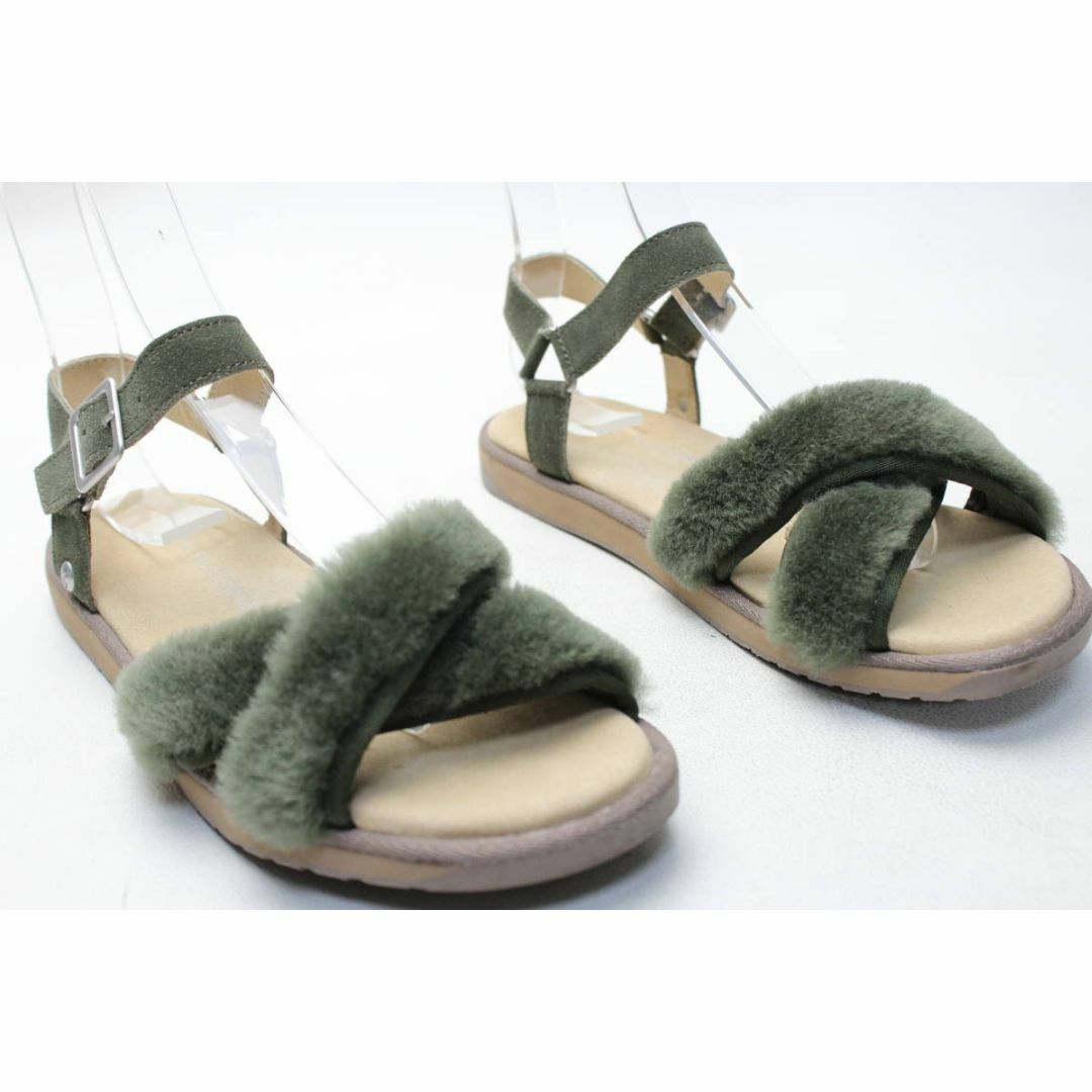 EMU(エミュー)の53■エミュ オーストラリア クロスベルトサンダル(W8)美品 レディースの靴/シューズ(サンダル)の商品写真