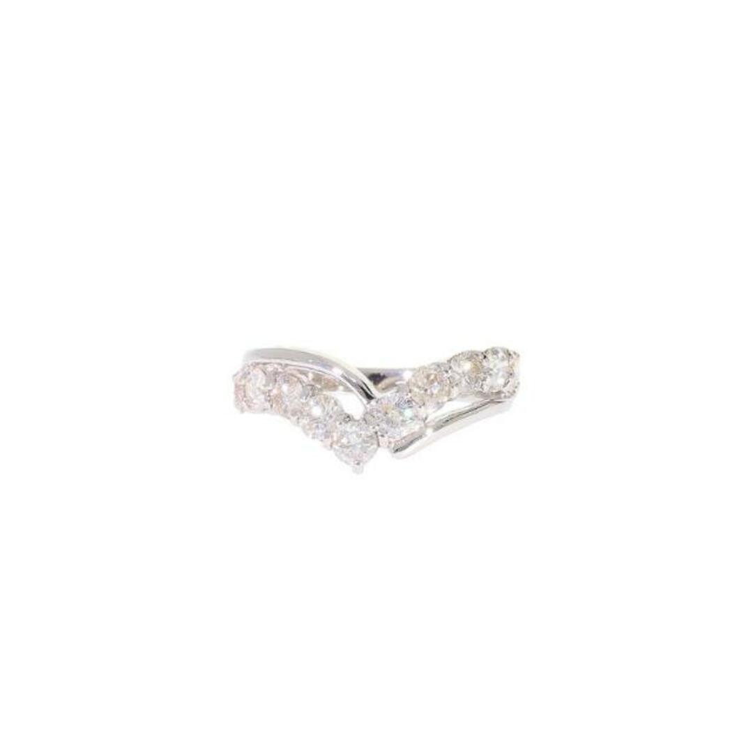 Pt900ダイヤリング1.00ct/#7/Aランク/65【中古】 レディースのアクセサリー(リング(指輪))の商品写真