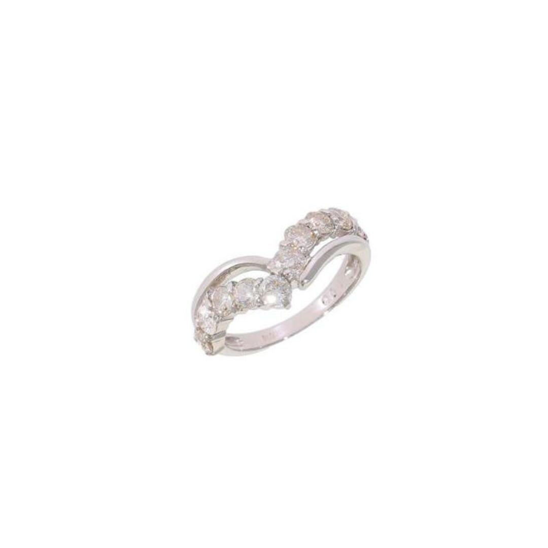 Pt900ダイヤリング1.00ct/#7/Aランク/65【中古】 レディースのアクセサリー(リング(指輪))の商品写真