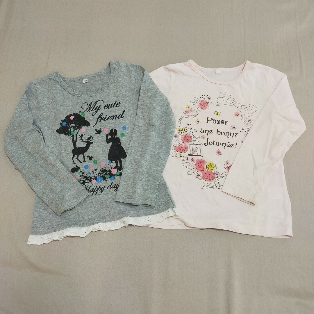 西松屋(ニシマツヤ)の西松屋　キッズ長袖Tシャツ　130 キッズ/ベビー/マタニティのキッズ服女の子用(90cm~)(Tシャツ/カットソー)の商品写真