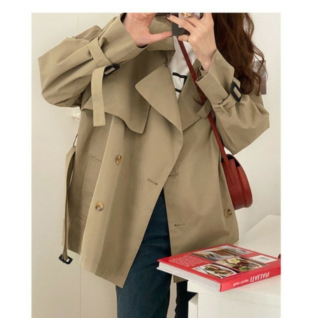 スプリングコート レディースのジャケット/アウター(トレンチコート)の商品写真