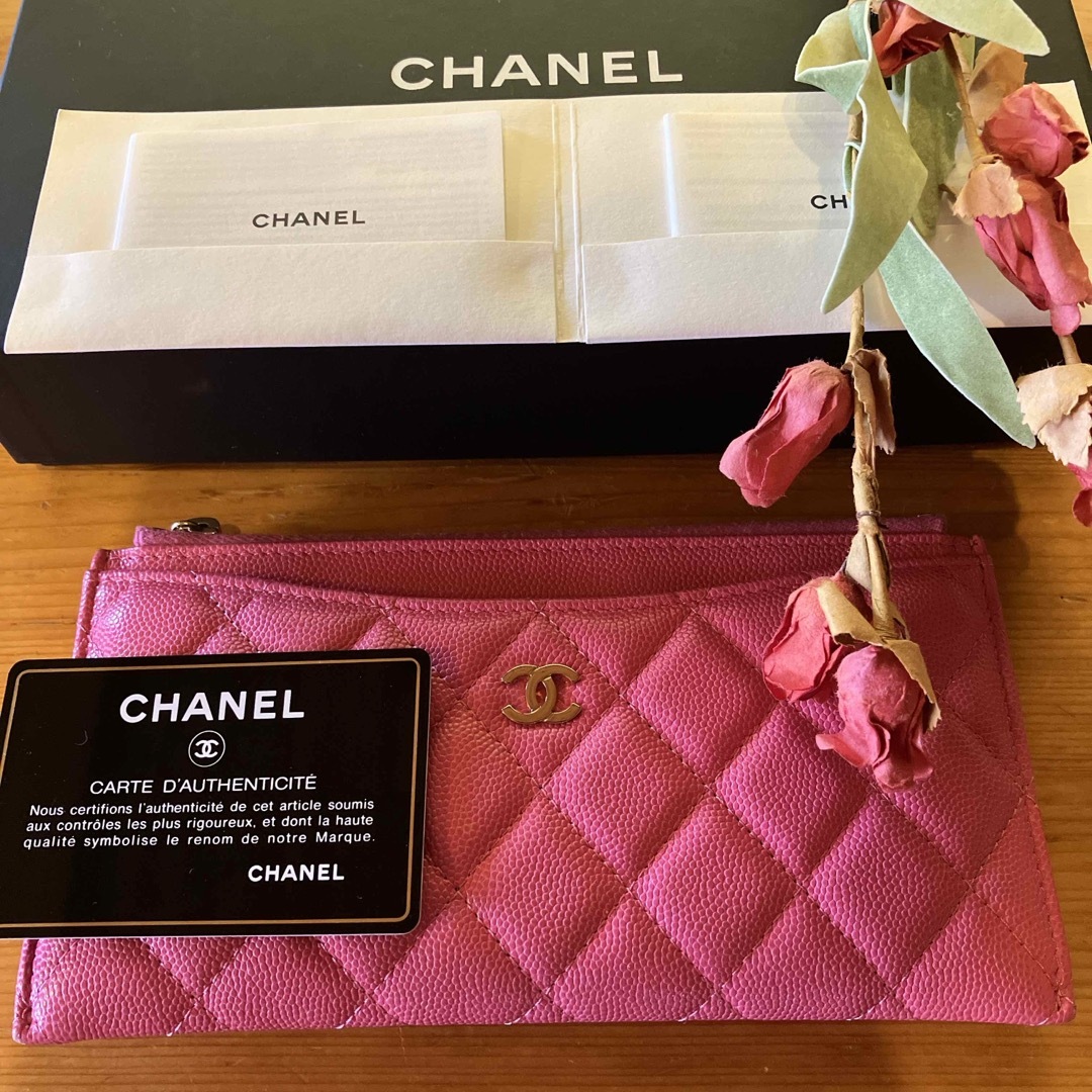 CHANEL(シャネル)のCHANEL🌹ポーチ💖ミニウォレット💖カードケース💖 レディースのファッション小物(ポーチ)の商品写真