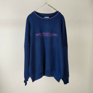 ヴィンテージ(VINTAGE)の90s NCAA ロゴ刺繍　スウェット　トレーナー　古着　ゆるダボ　ストリート(スウェット)