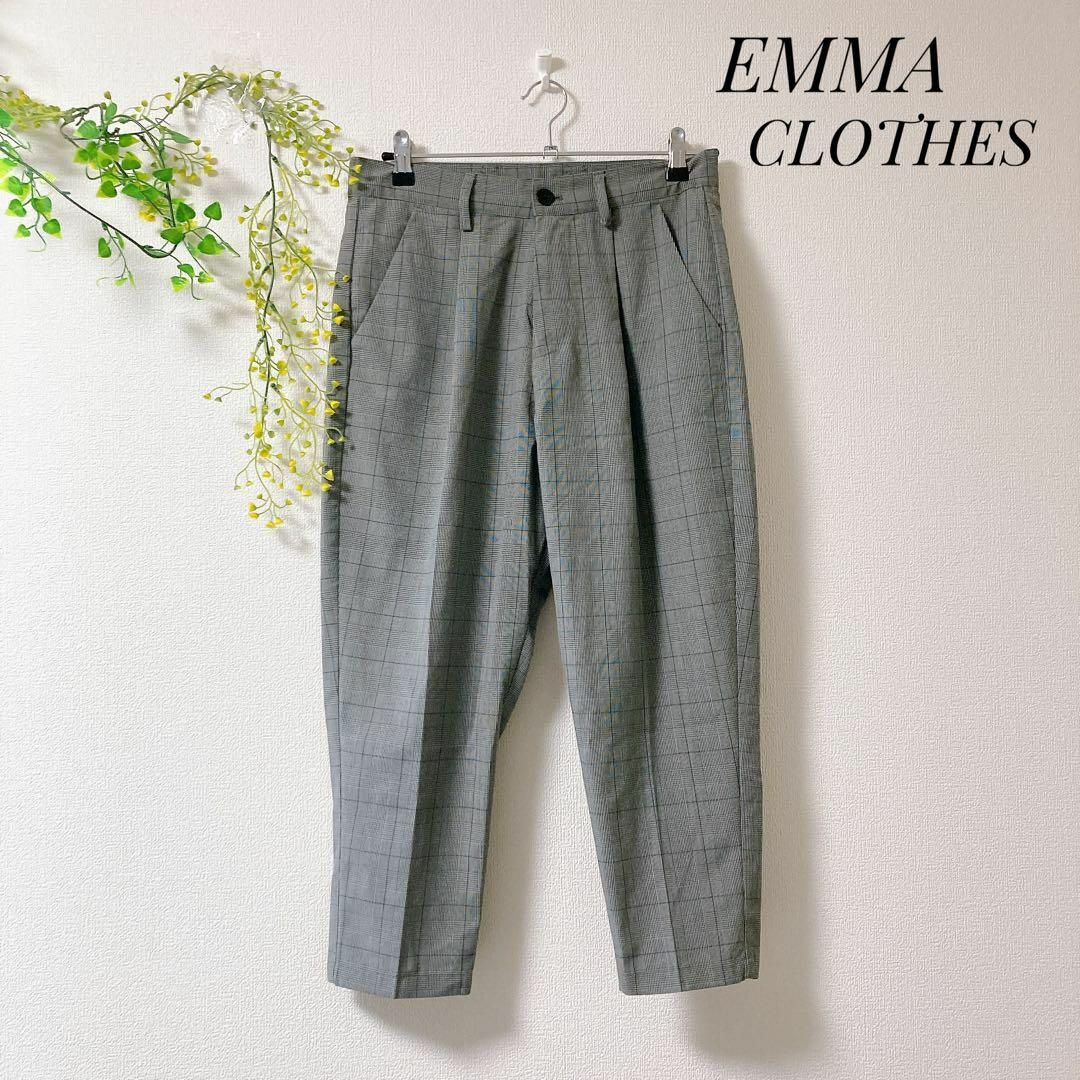 EMMA CLOTHES(エマクローズ)のEMMA CLOTHES エマクローズ チェック ボトムス メンズのパンツ(スラックス)の商品写真