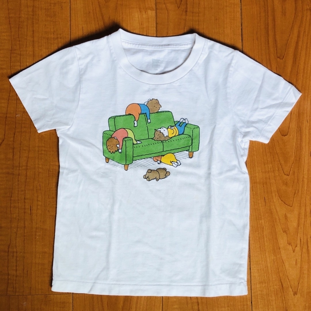 Design Tshirts Store graniph(グラニフ)のヨシタケシンスケTシャツ120 キッズ/ベビー/マタニティのキッズ服男の子用(90cm~)(Tシャツ/カットソー)の商品写真