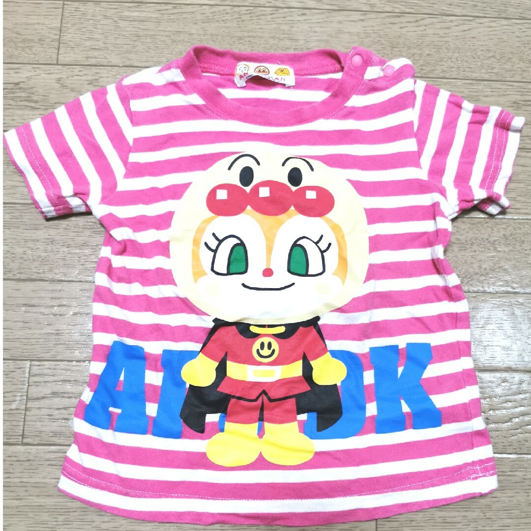 アンパンマン(アンパンマン)のアンパンマン　ドキン　Ｔシャツ　９０センチ キッズ/ベビー/マタニティのキッズ服女の子用(90cm~)(Tシャツ/カットソー)の商品写真