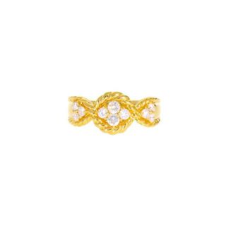 <br>K18ダイヤリング0.52ct/Aランク/65【中古】(リング(指輪))